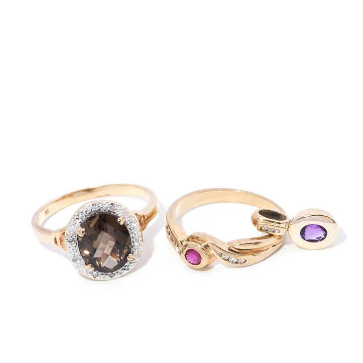 9ct Rings and Pendant