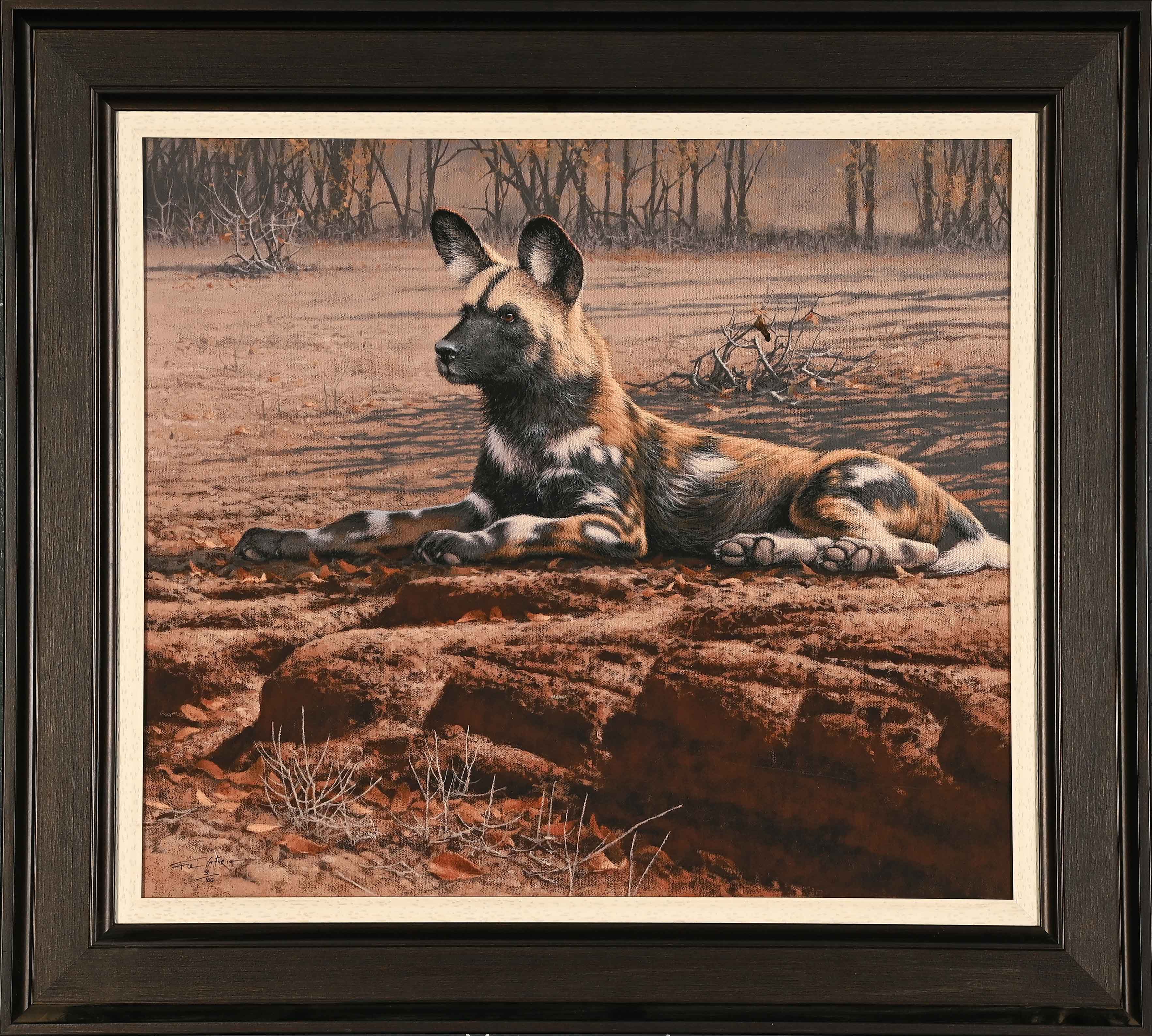 Fuz Caforio (South Africa, 20th C.), Wild Dog Russell Kaplan Auctioneers