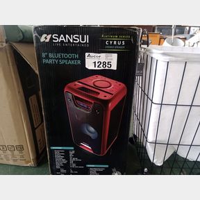 SANSUI CYRUS PLATINUM SERIES 8 INCH PARTY SPEAKER - BLUE