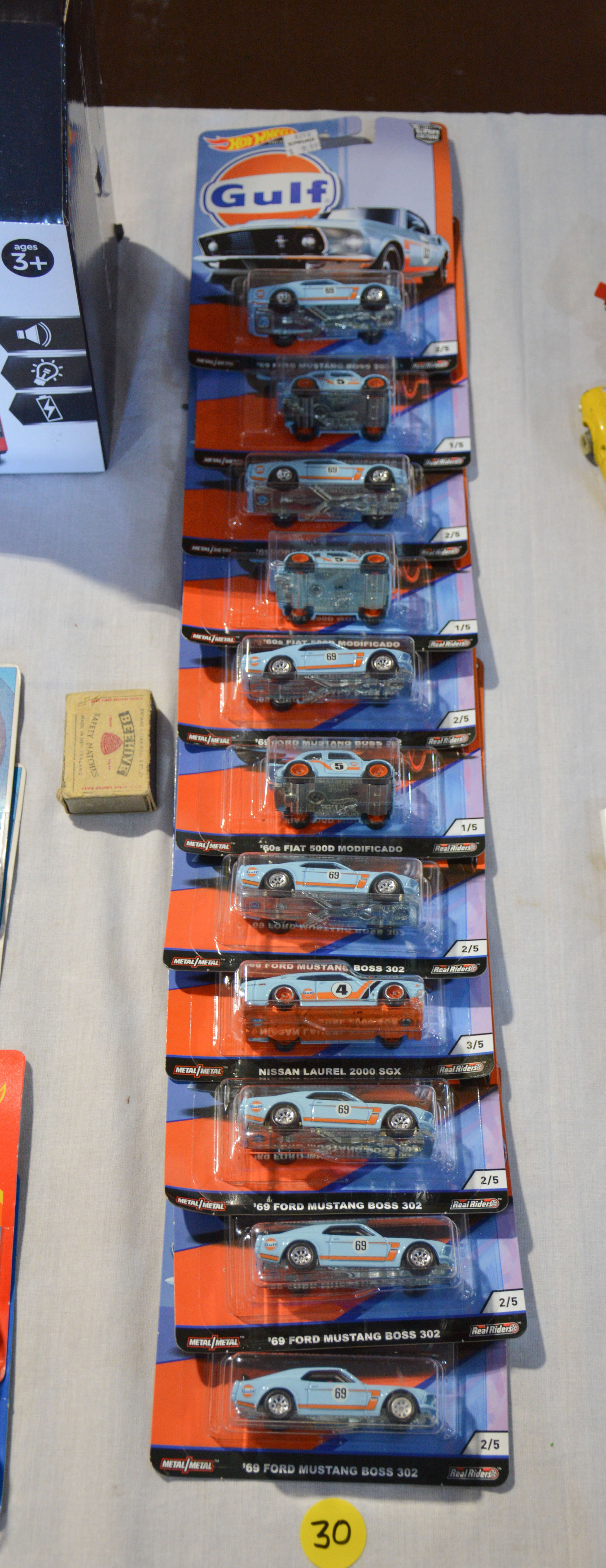 Hot Wheels Gulf Packaged Model Vehicles — sold at auction in New Zealand for $25