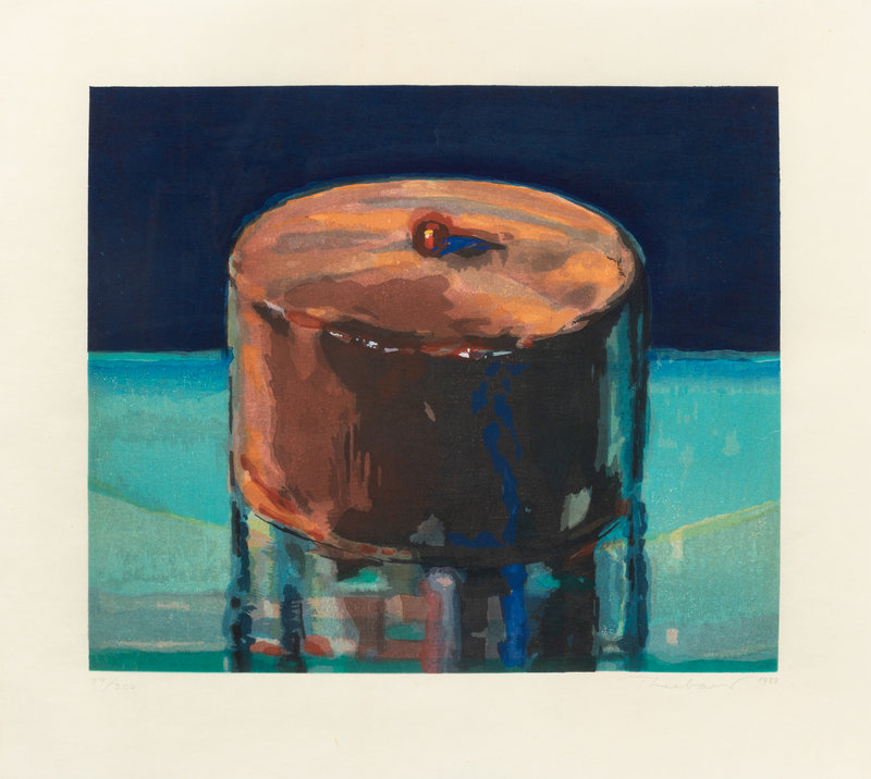 Wayne Thiebaud
(American, b. 1920)
Dark Cake, 1983