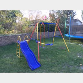 NEW KIDS PLAYGROUND SET WITH SLIDE SWING SET D108***