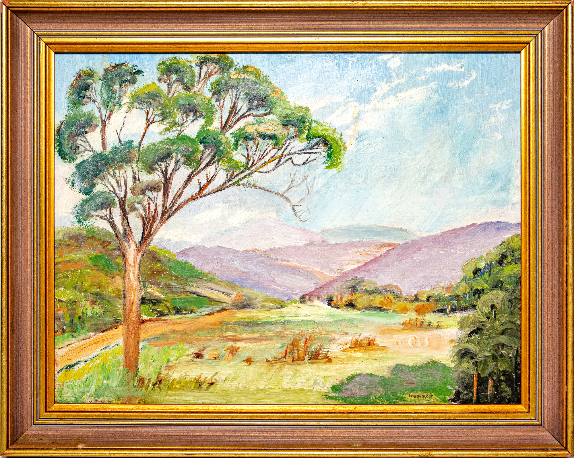 407 · Elizabeth Trout, Untitled (Country Hilltops)