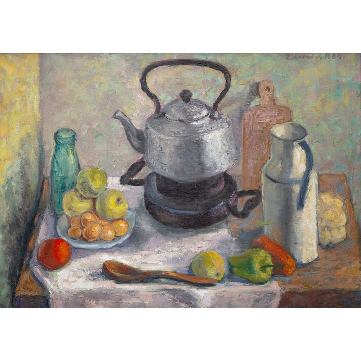 Zofia Leśniak | Martwa natura z czajnikiem, 1964 r.