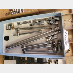 Large Assorment of SnapOn 3/8 Extensions, Flex Adapters and Reducers