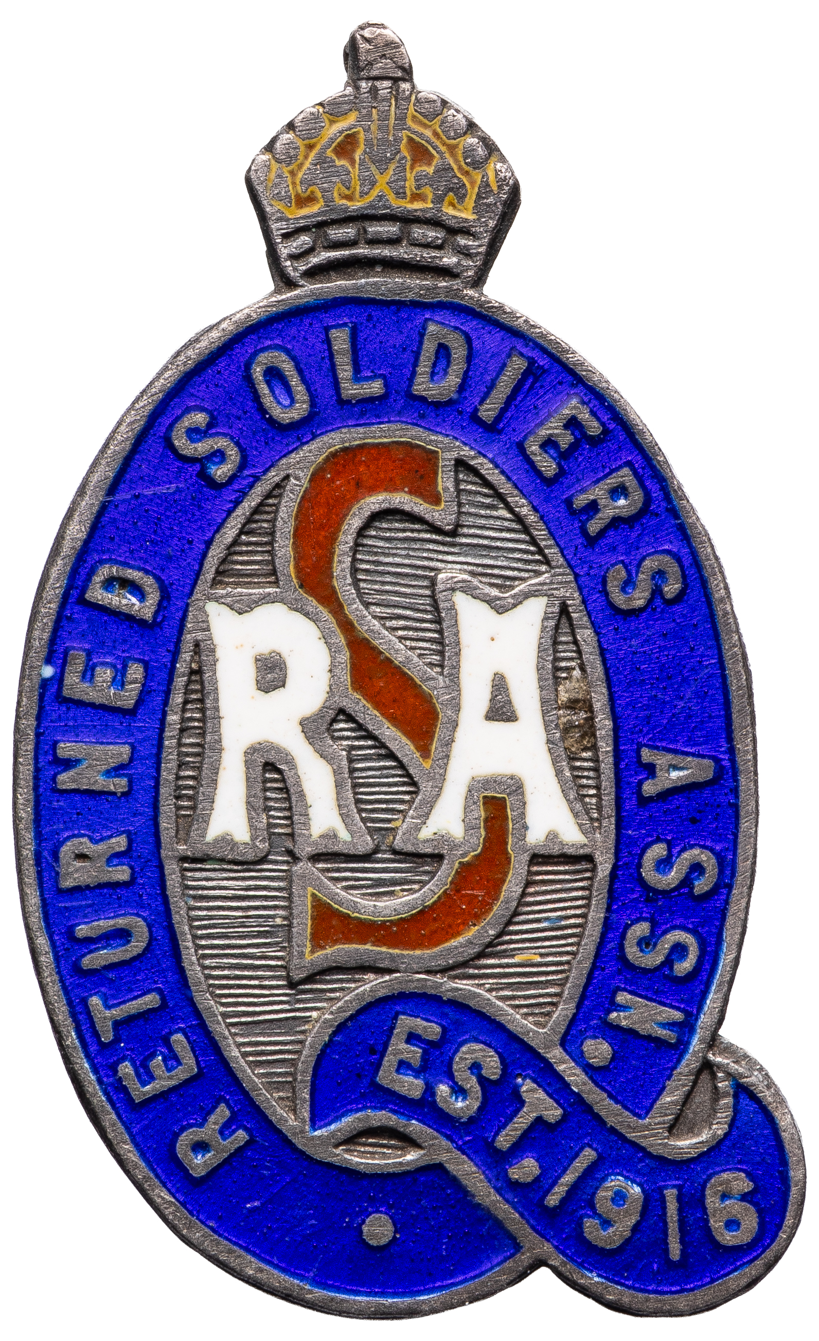 RSA (Returned Soldiers Association) , 1916, gVF