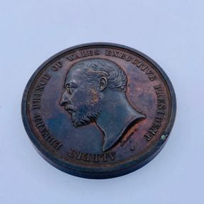COLLECTORS COLONIAL AND INDIAN EXHIBITION LONDON 1886 MEDALLION - BRONZE Weight 77g, 51mm diameter - 50691/191