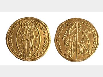VENICE (1343-54) ANDREA DANDOLO ITALIAN DUCAT