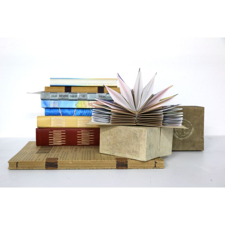 ASSOCIATION OF BOOK CRAFTS - 9 volumes, Elizabeth Steiner - Books bound for entry into the ABC 's Book Binding Competitions.