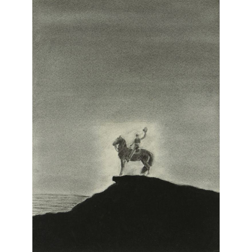 Henry Ziegler (1889-1968), Study (Cowboy Raising Hat)