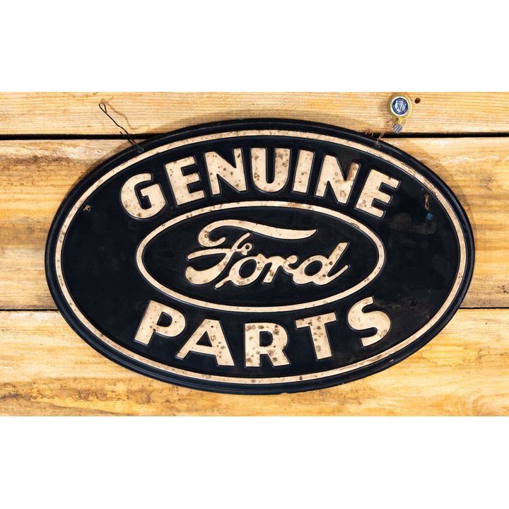 HTF Ford Genuine Parts Single Sided Soybean Sign TAC 8.5