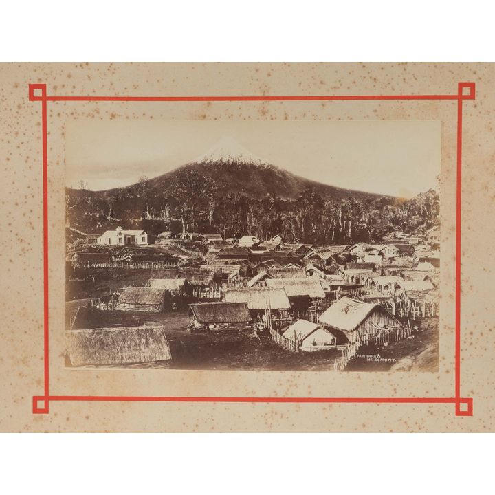 Edmund Wheeler 'Parihaka and Mt Egmont'