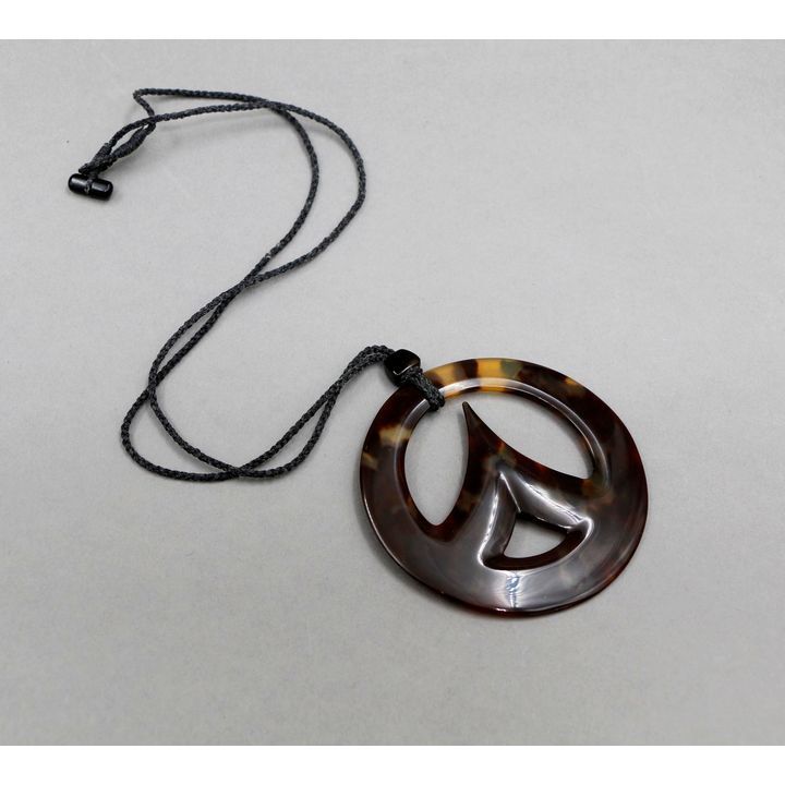 Steve Myhre - Small faux turtle shell pendant