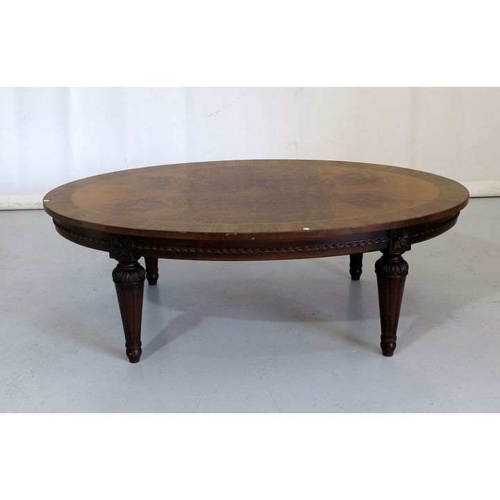 WALNUT VENEERED COFFEE TABLE