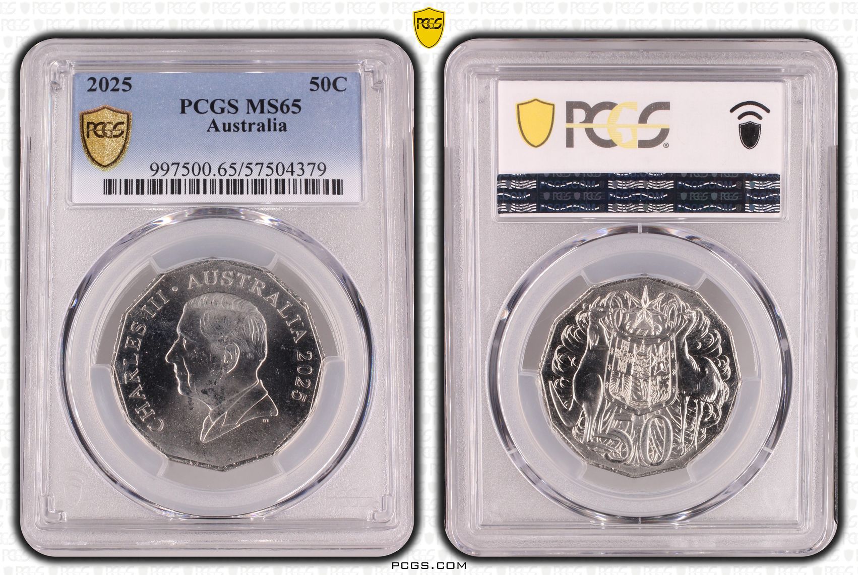 POP 2/0, Fifty Cent, 2025, PCGS MS65