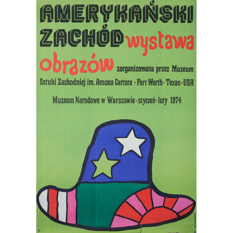 Amerykanski Zachod, Muzeum Plakatu W Wilanowi, Plakat sportowy w swiecie, Plakat Polityczny Wag - Four Polish exhibition posters