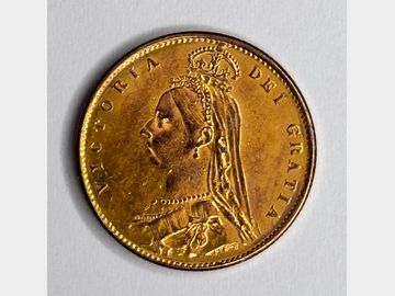 1887 VICTORIA JUBILEE HEAD GOLD HALF SOVEREIGN