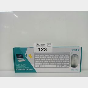2.4 GHZ WIRELESS SLIM MULTIMEDIA KEYBOARD AND MOUSE COMBO - SILVER