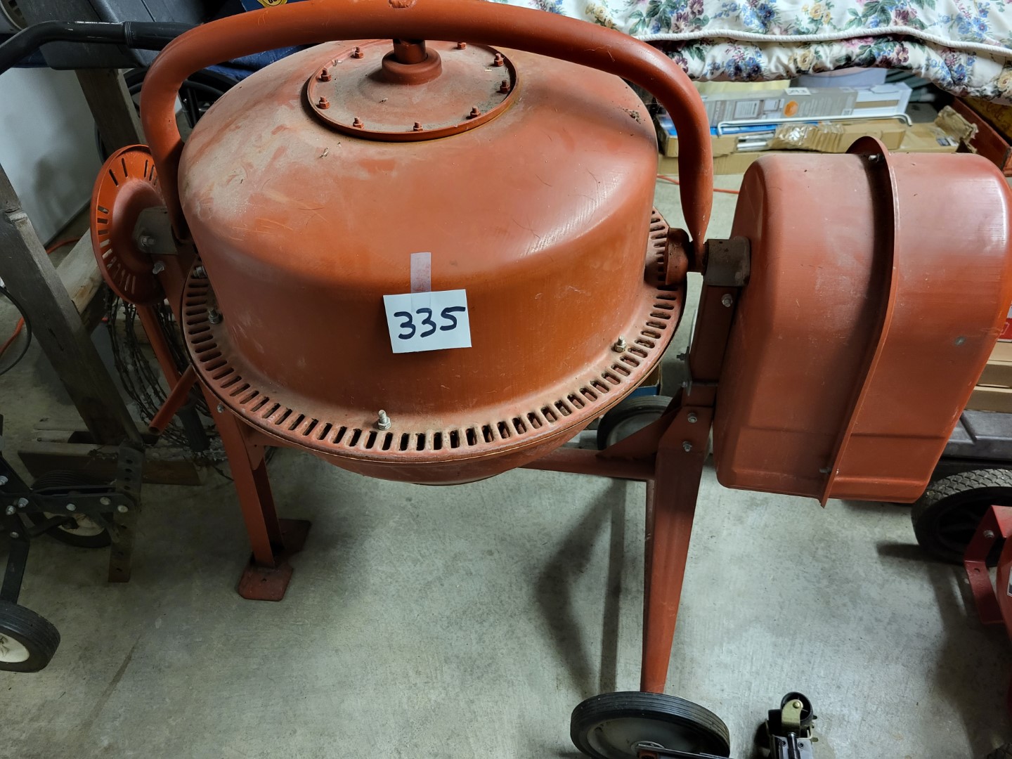 Central Machinery cement mixer Midwest Auctions, LLC