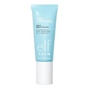 E.L.F. SKIN HOLY HYDRATION! DAILY HYDRATION MOISTURIZER, ULTRA-HYDRATING FORMULA, INFUSED WITH ALOE, JOJOBA OIL & SHEA BUTTER, VEG