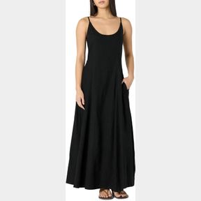 THE DROP WOMEN'S LUNA SCOOP NECK LINEN MAXI DRESS SIZE XL