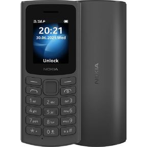 Nokia 105 (2019) Feature Phone Black Vodacom Sim Card Pack |