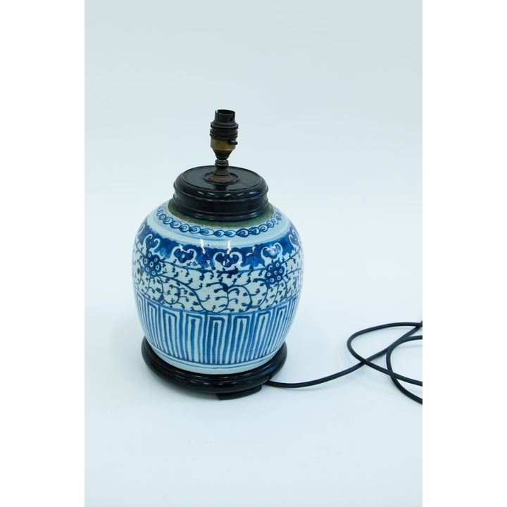 A blue and white Chinese jar