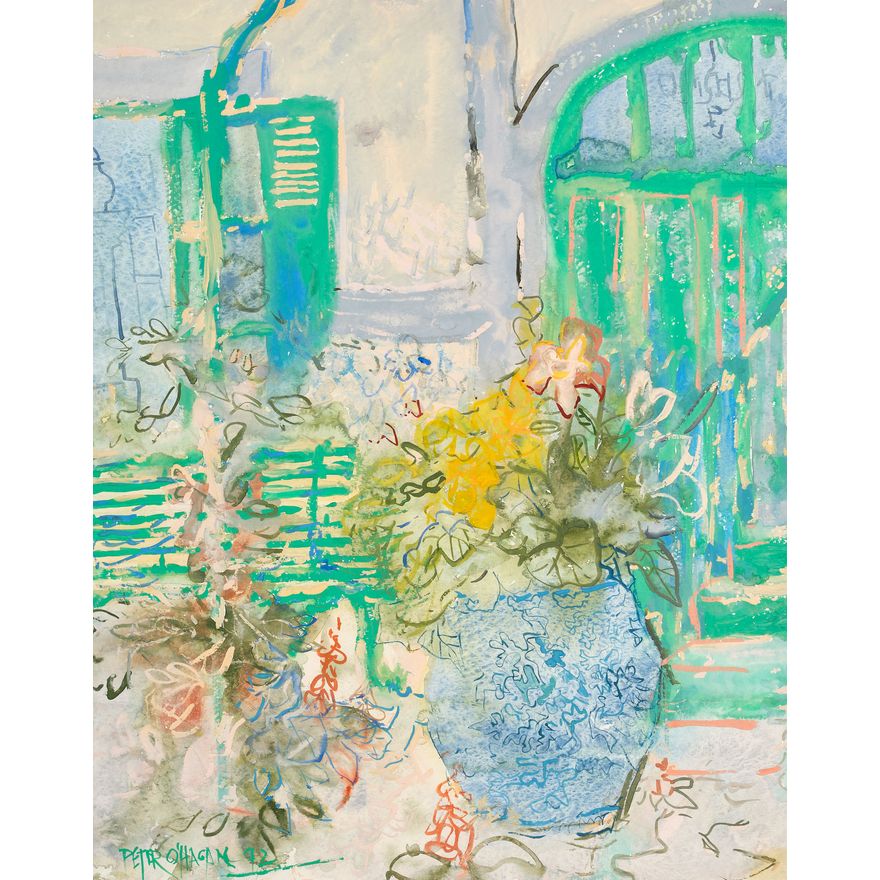 Peter O’Hagan 'Chinese Jardinières in the Gardens of Giverny'