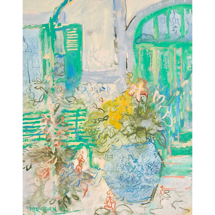 Peter O’Hagan 'Chinese Jardinières in the Gardens of Giverny'