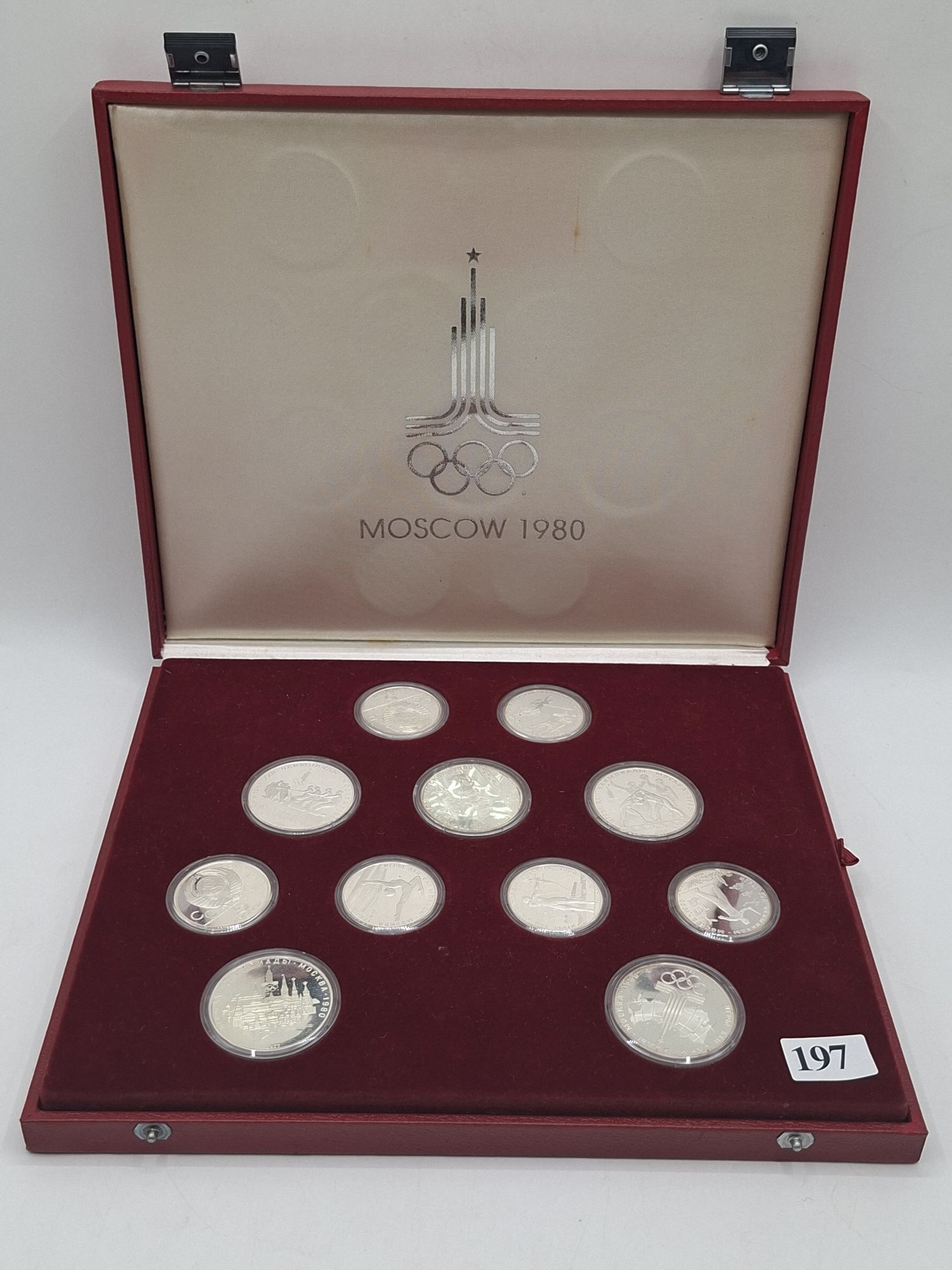 197 · 1980 RUSSIAN OLYMPICS COIN SET