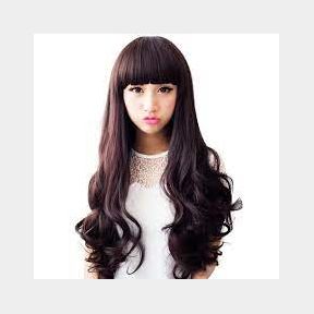 Pretty 30 Body Wave For Women Daily and Party 100 Kanekalon Wig/Black - This strong hair is 30 long and has a beautiful body wave texture th