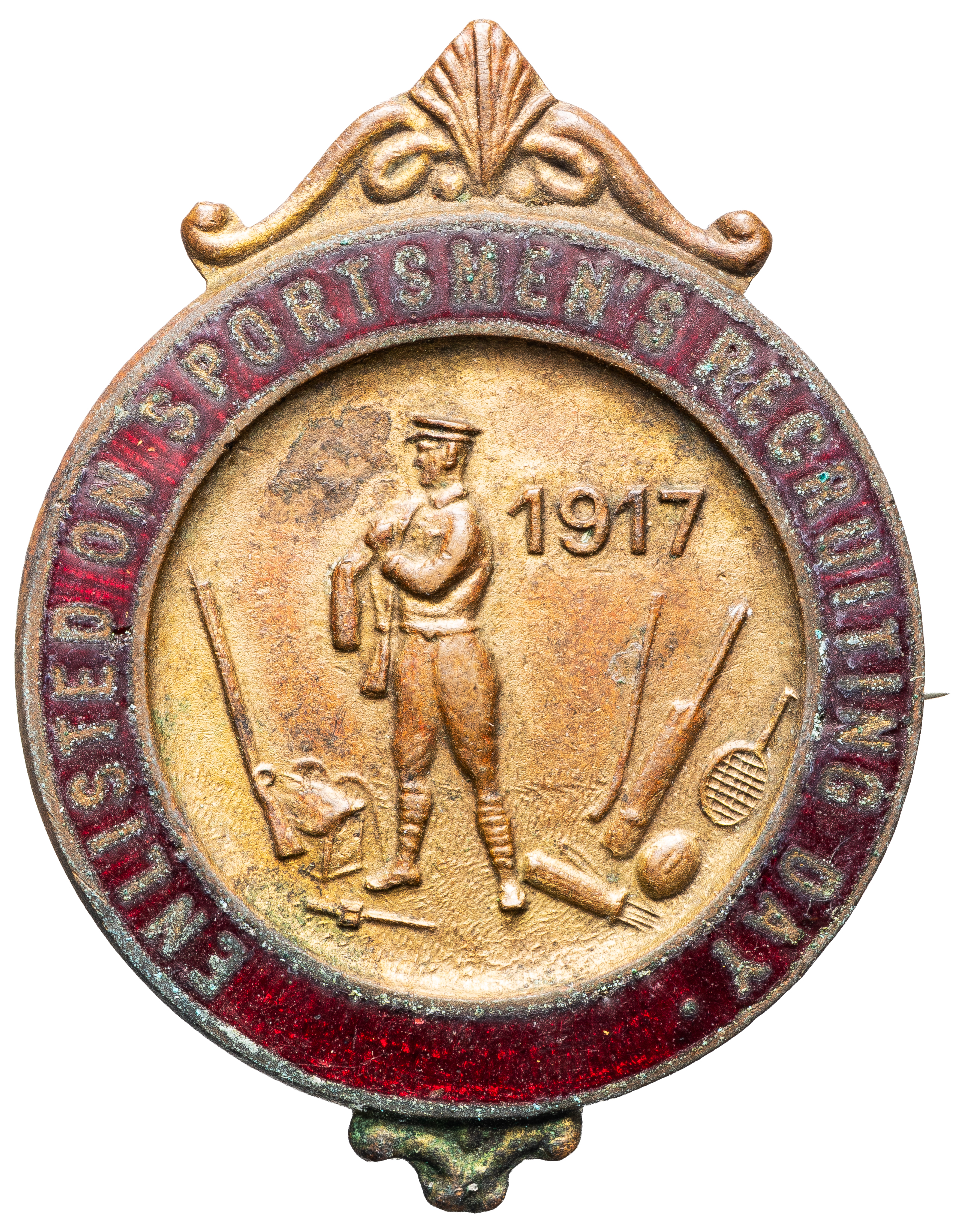 Enlisted on Sportsmen's Recruitment Day, 1917, Fine