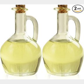 Marbelous Oil Dispenser ? Set of 2 12Oz for Syrup, Vinegar ? Elegant and Modern Olive Oil Dispenser Spout