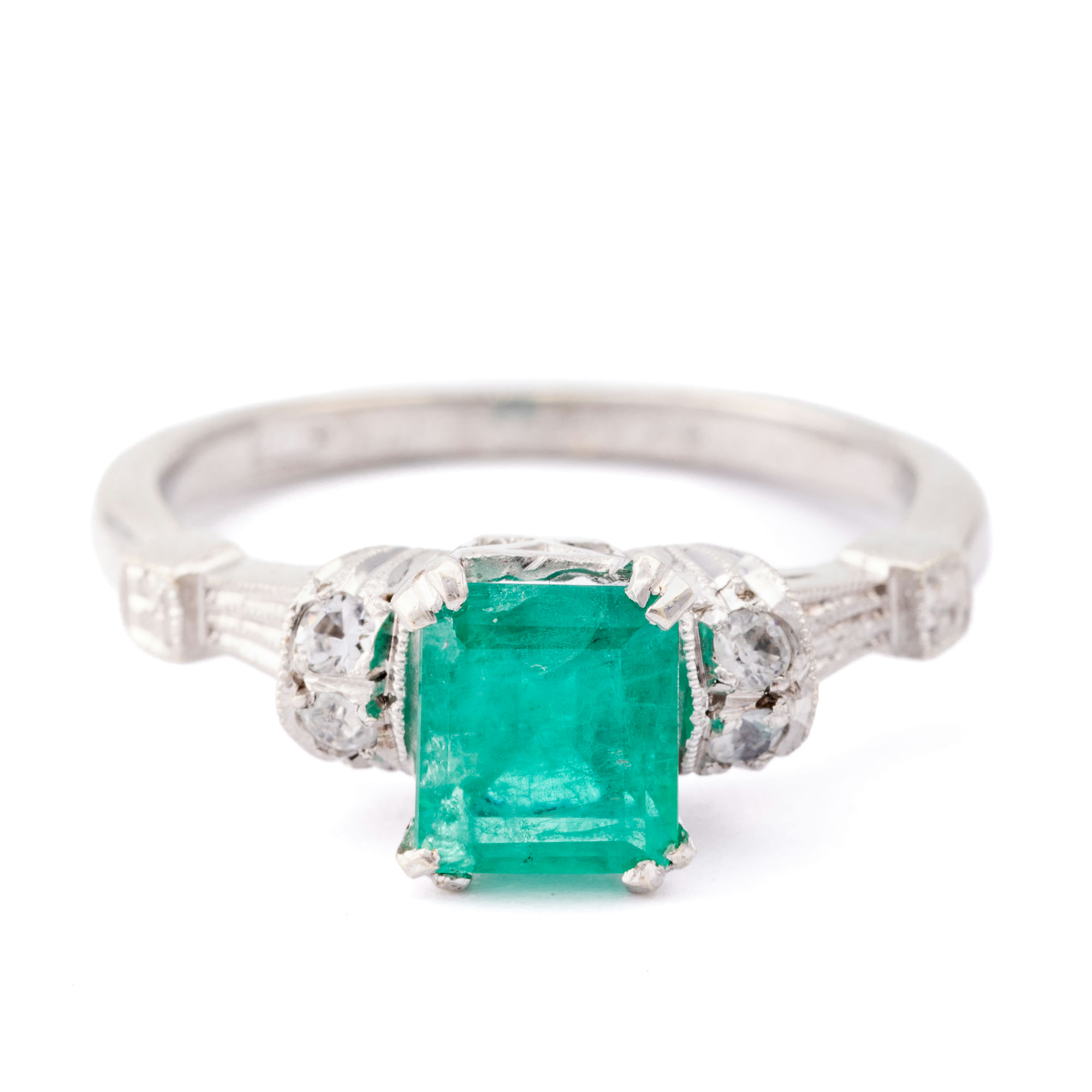 Emerald Ring 9ct Gold