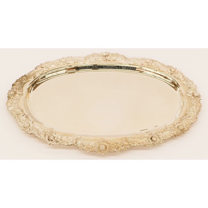 Tiffany & Co. ''Chrysanthemum'' Sterling Serving Platter