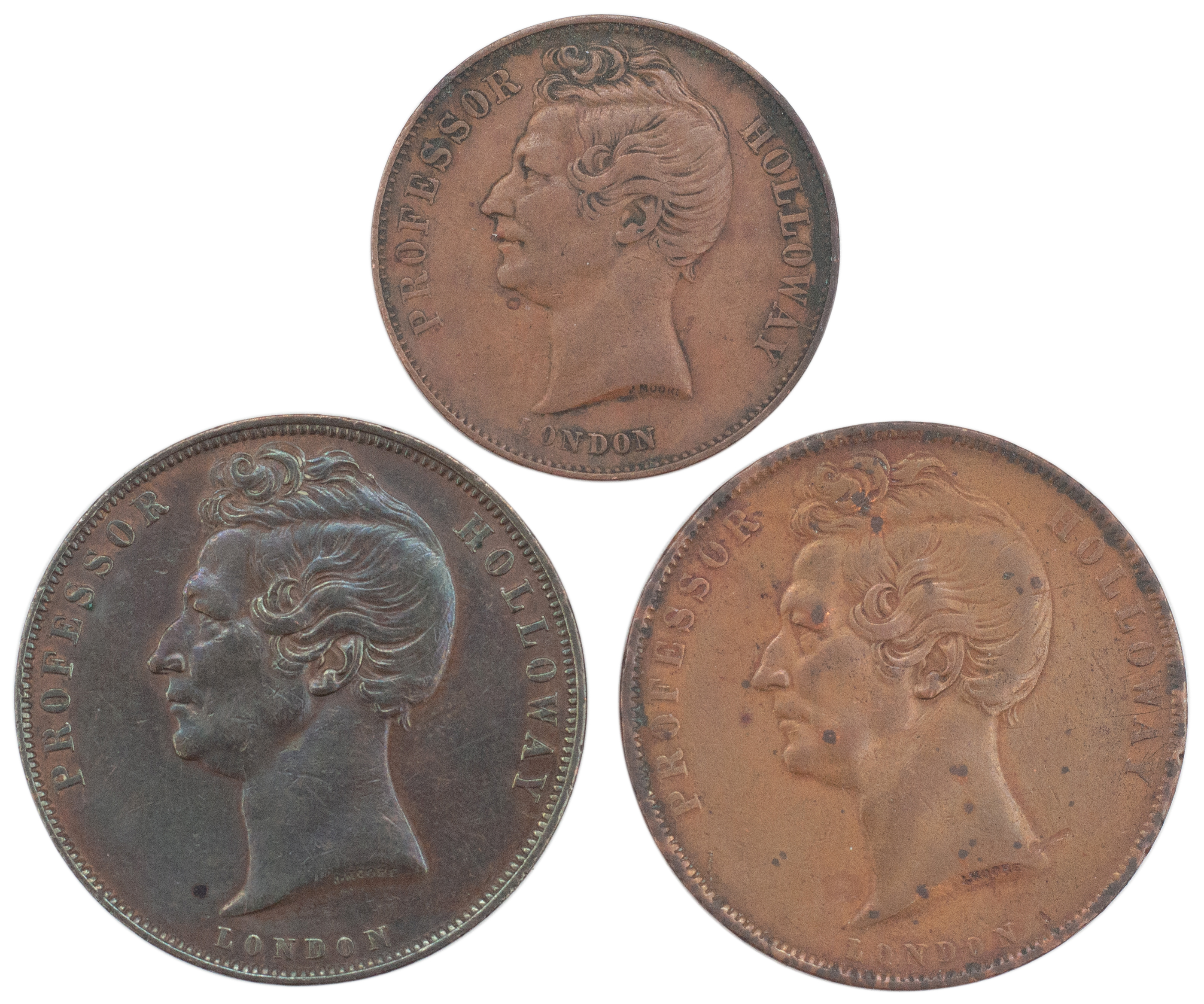 Accumulation, Penny, 1857 & 1858, VF - EF