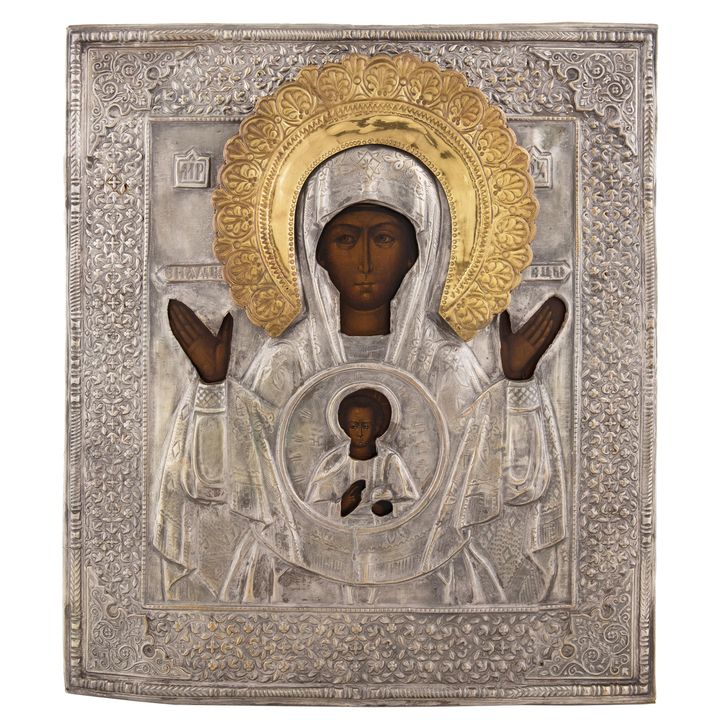 Ikon Matka Boska "Znak", XIX / XX w.
