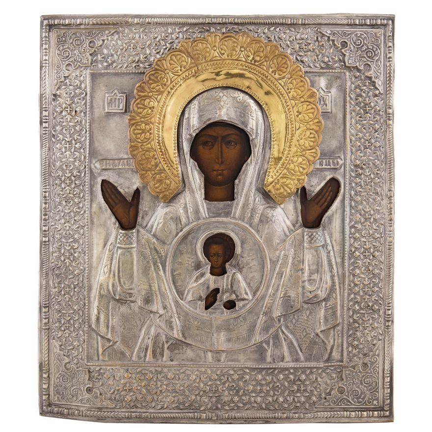 Ikon Matka Boska "Znak", XIX / XX w.