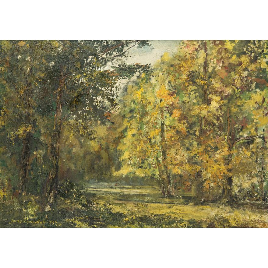Jerzy Zgorzałek | Pejzaż leśny, 1978 r.