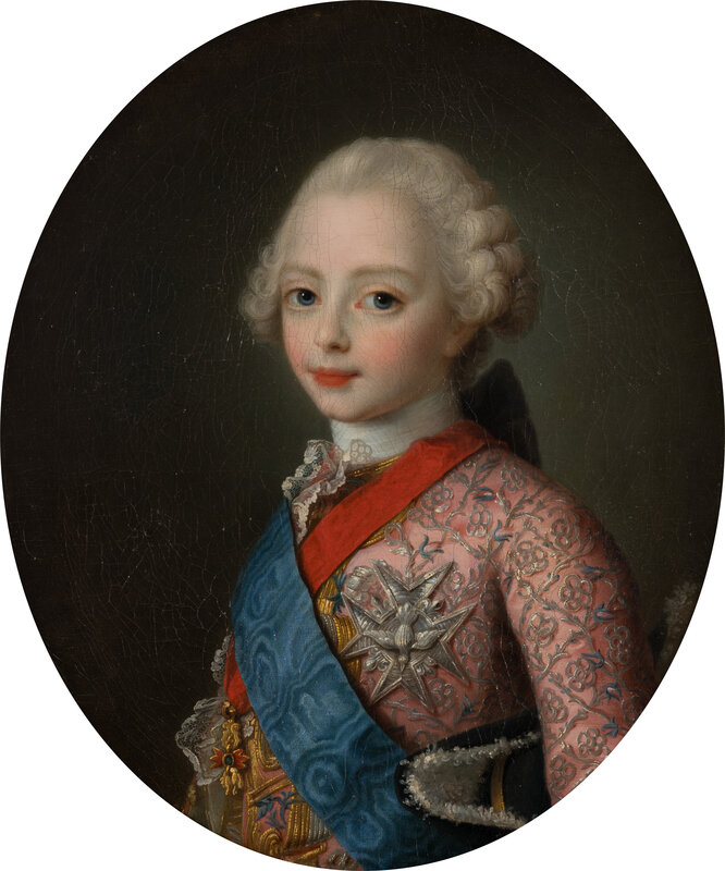 Jean-Martial Frédou
(French, 1711-1795)
Portrait of Louis-Joseph-Xavier of France, Duke of Burgundy, Versailles