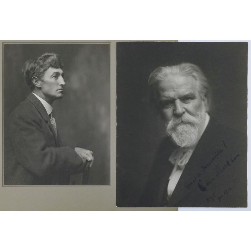 2pc William Dassonville ''Famous Poets'' Platinum Print