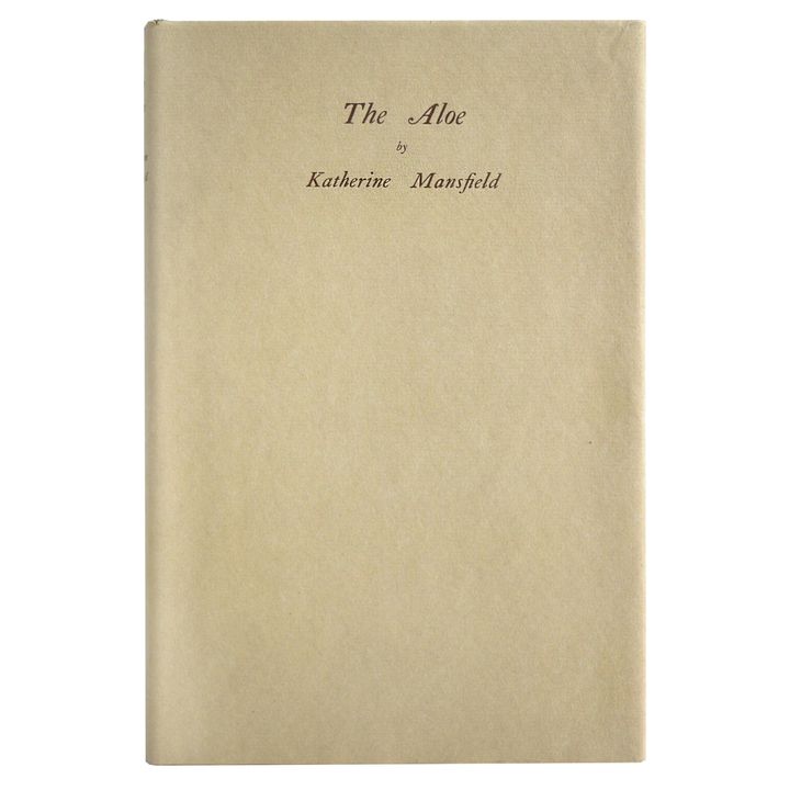 MANSFIELD, KATHERINE [association copy], The Aloe.