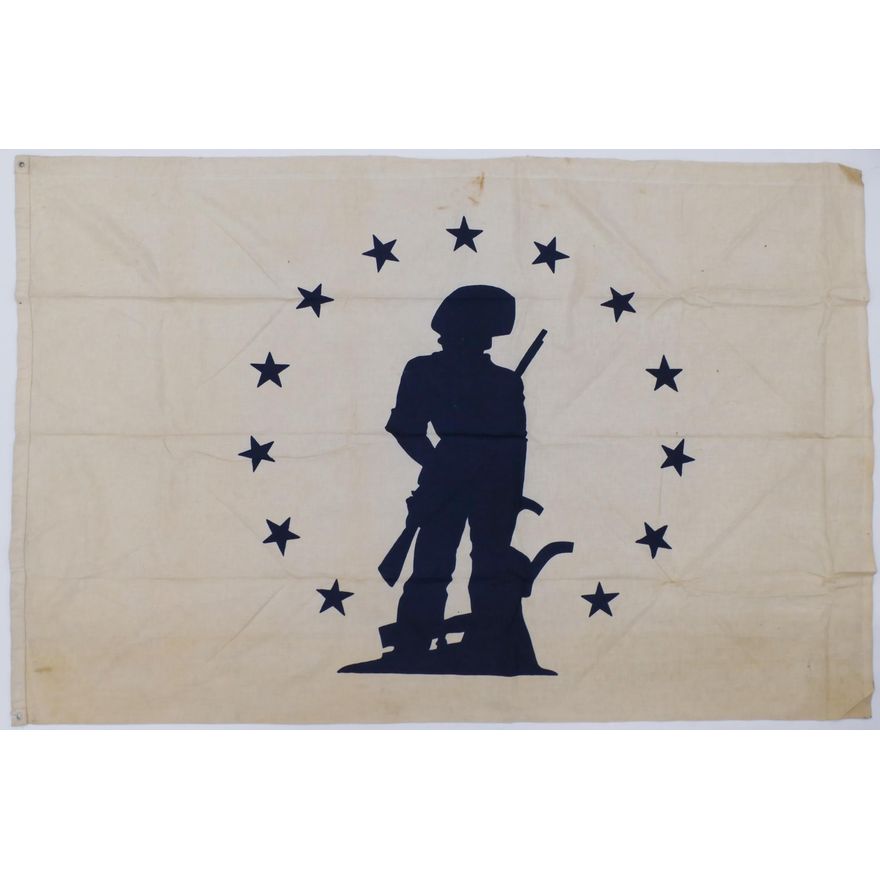 Vintage 13 Star Minutemam Flag 4'x6'
