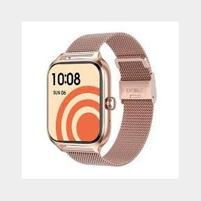 SIMSON LAB - Unisex Smart Watch with Stainless Steel and Silicone strap Rose Gold strap-Bar 9902143666161- 51745/18482