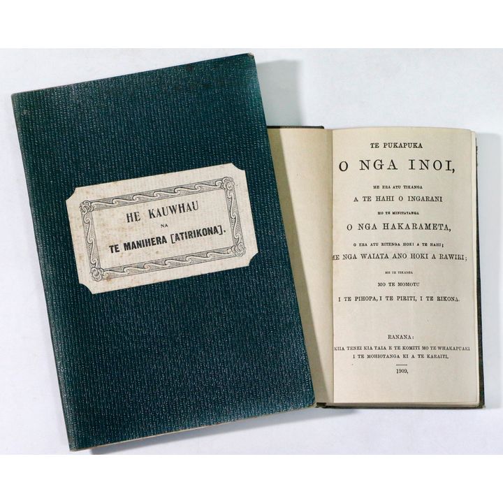 MAUNSELL, ROBERT.   [2 items] - He Kauwhau na Te Manihera [Atirikona]