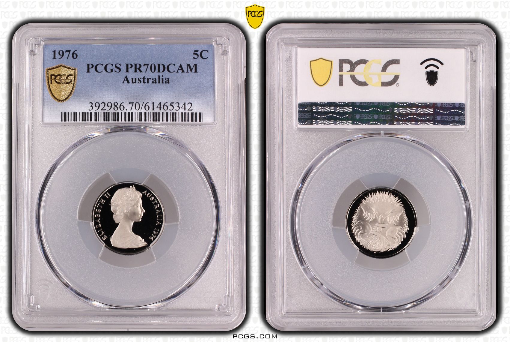 Five Cent, 1976, PCGS PR70DCAM