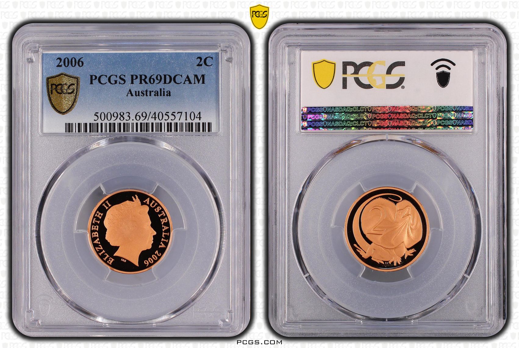 Two Cent, 2006, Pcgs Pr69dcam