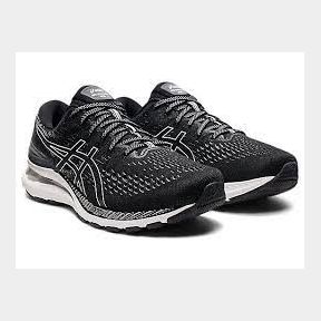 MEN'S ASICS GEL- KAYANO 28 - BLACK/WHITE - UK 9 - 15000/3007