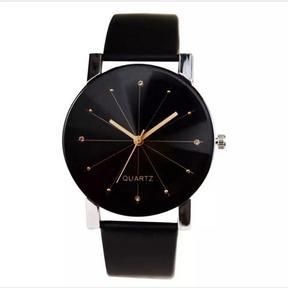 WLISTH Band Men Wrist Leather Quartz Watches - Black - Unisex|Bar 9902041440627 - 51745/11063 AS B1 (S4)