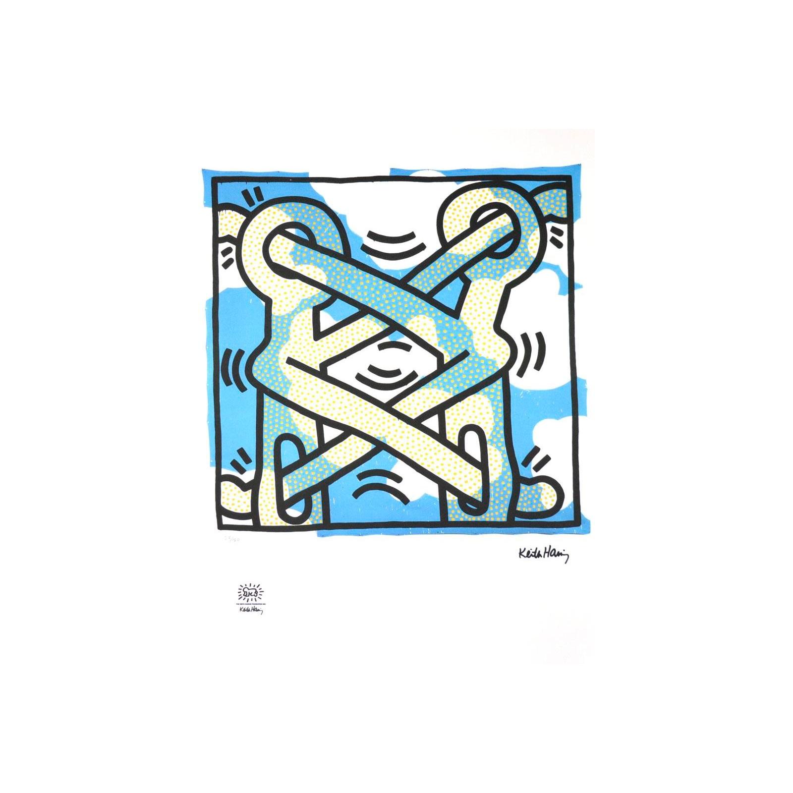 Lithographie Signée Et Numérotée Keith Haring 